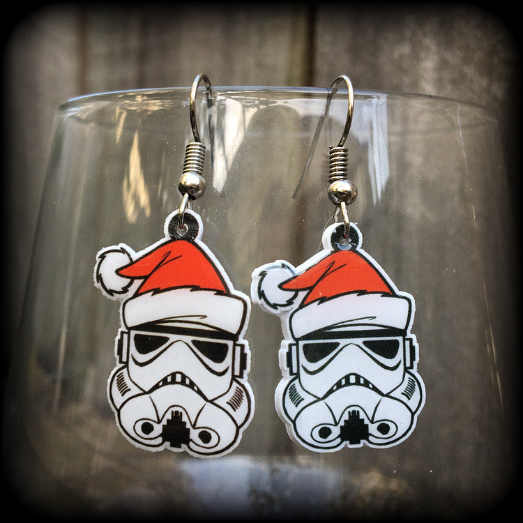 Storm Trooper earrings 