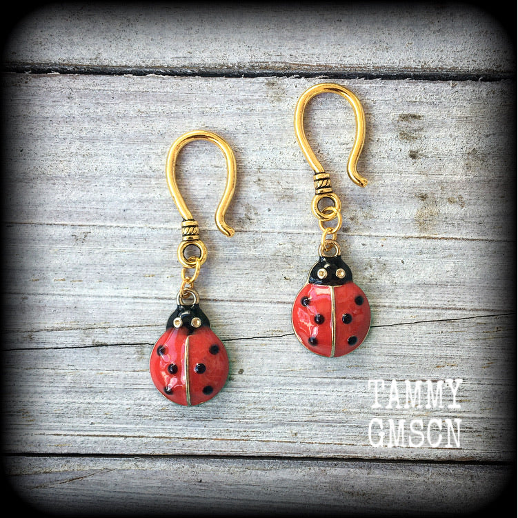 Ladybug earrings