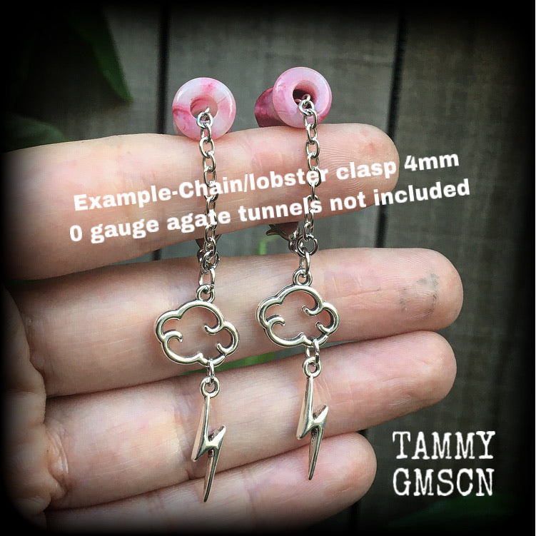 0 gauge tunnel earrings 