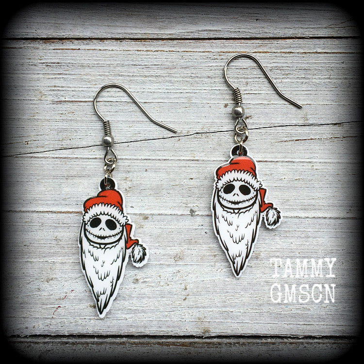 Jack Skellington earrings-Christmas earrings