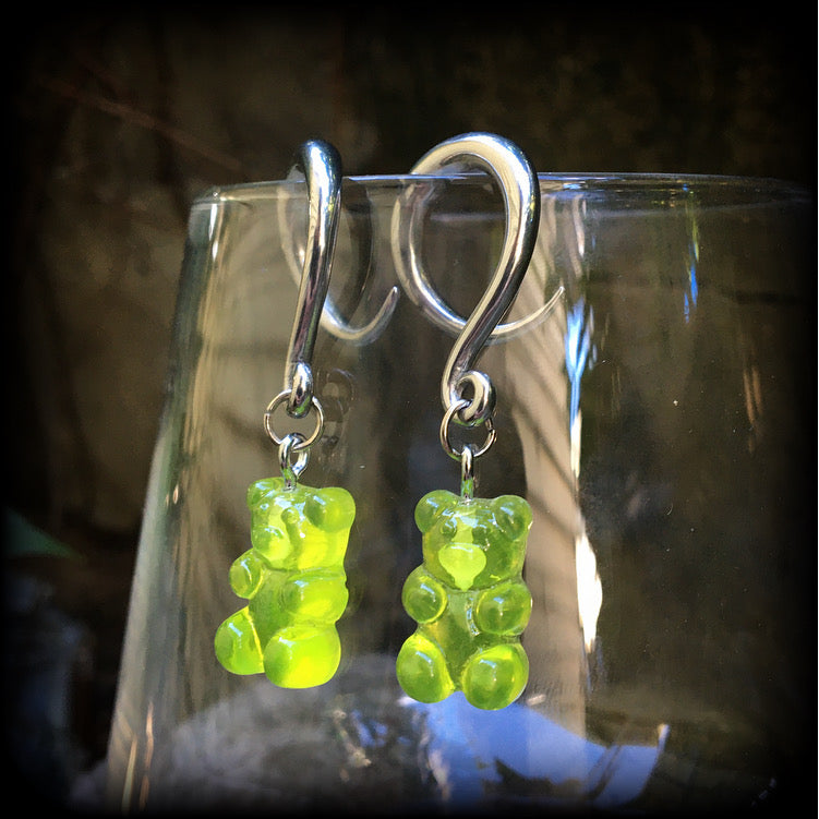 Gummy bear earrings