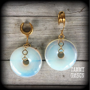 Opalite ear weights-Cradle weights