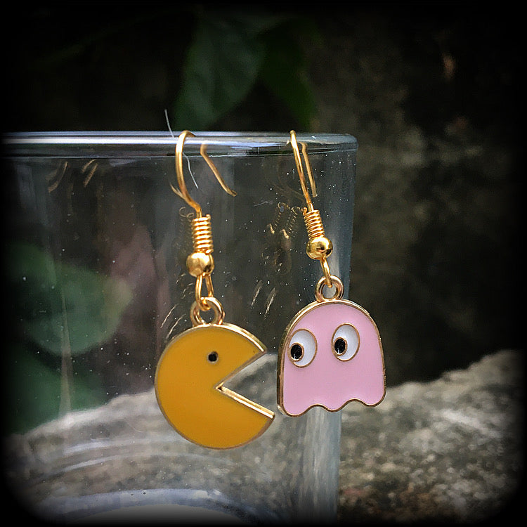 Pacman earrings 