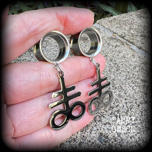 Sigil of Sulphur tunnels-Brimstone earrings
