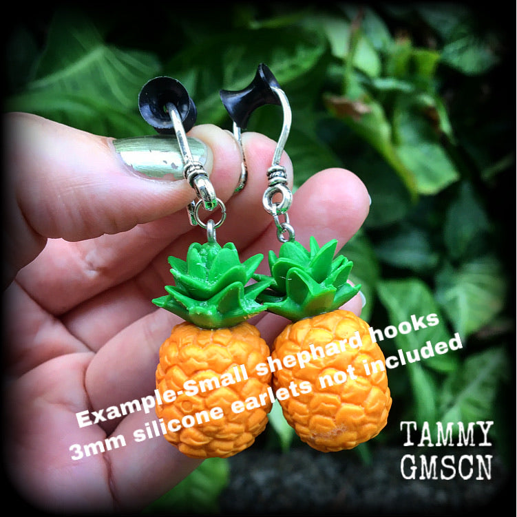 Pineapple earrings