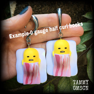 2 gauge ear hangers