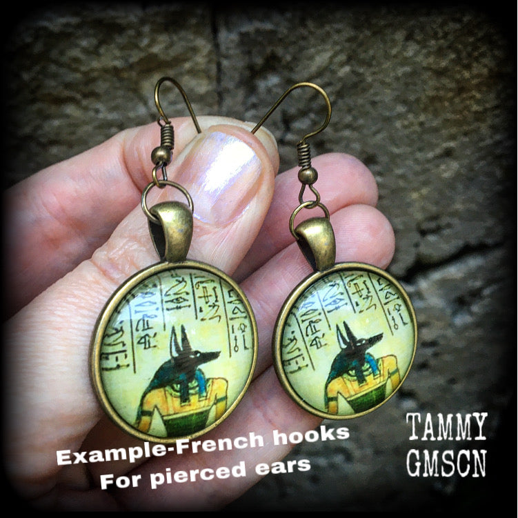 Anubis earrings-Egyptian earrings