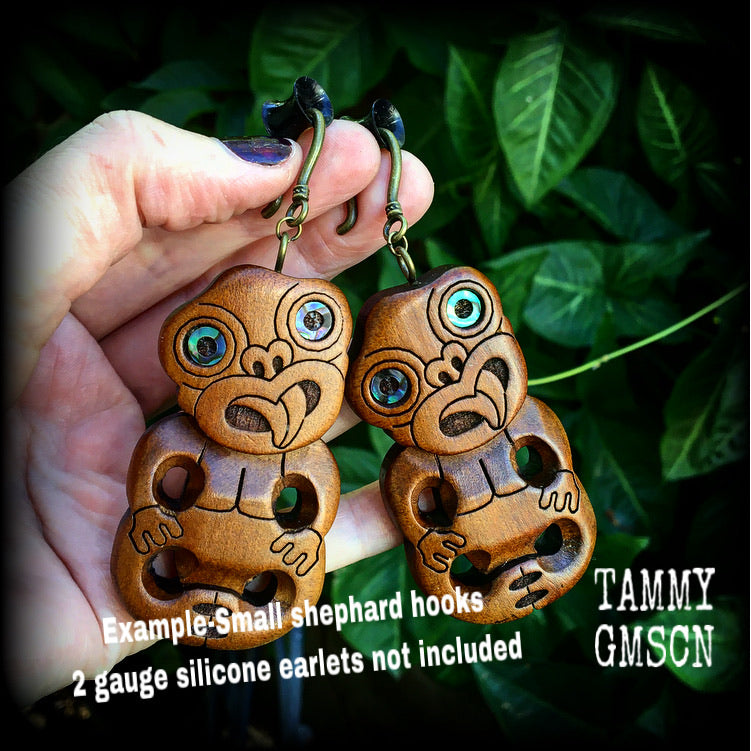 Tiki earrings-Maori earrings