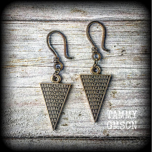 Abracadabra earrings-Talisman earrings