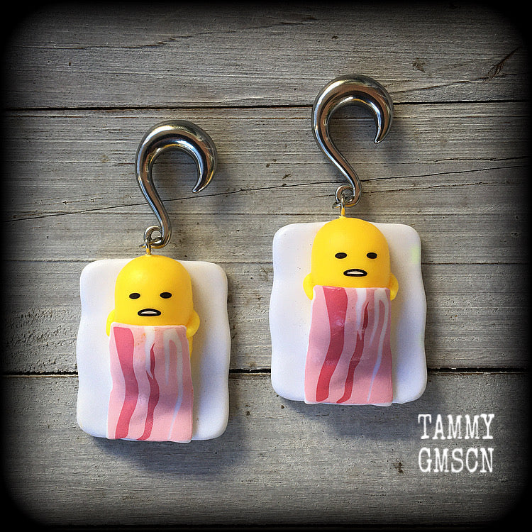 Gudetama earrings