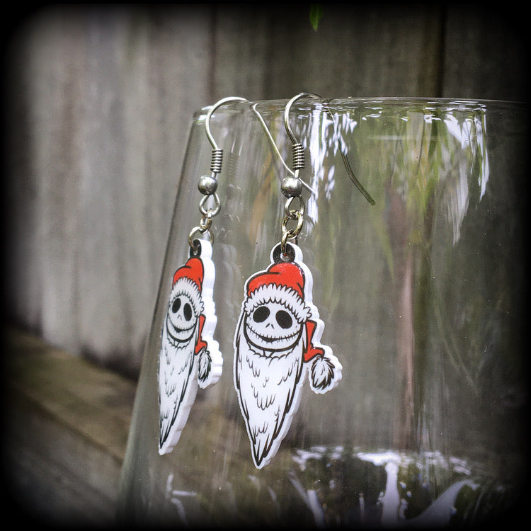 Jack Skellington earrings-Christmas earrings