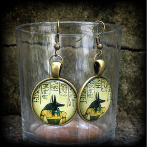 Anubis earrings-Egyptian earrings