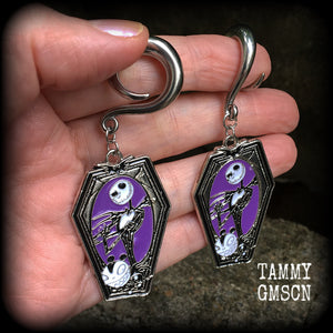 NMBC coffin ear gauges-Halloween-Christmas gauges