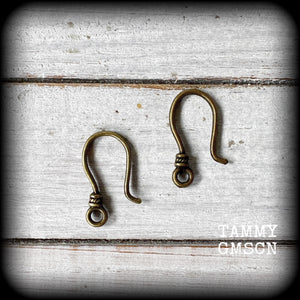 DIY hooks for 8 gauge and 3mm earrings