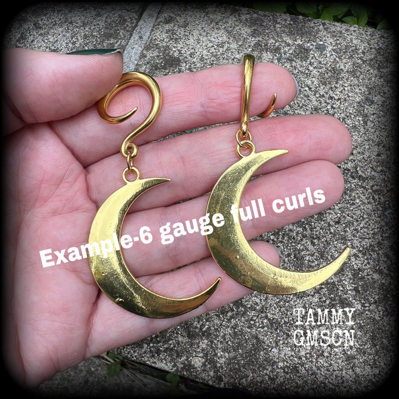 6 gauge ear weights 