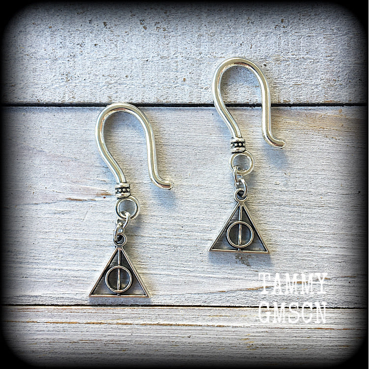 Harry Potter earrings-Deathly Hallows earrings