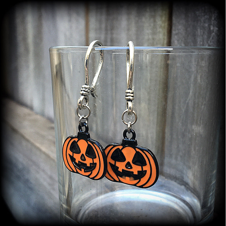 Jack O’lantern earrings-Halloween earrings