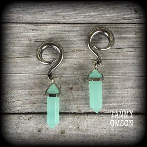 Jade ear weights 