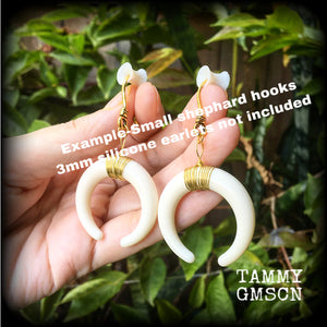 Artemis earrings-Double Horn earrings