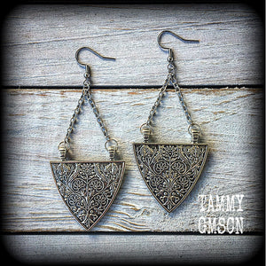 Artemis shield maiden earrings