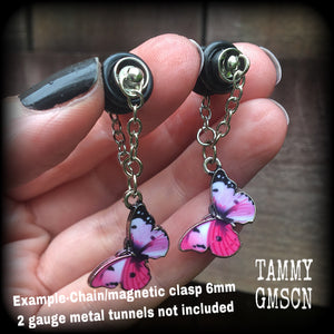 Butterfly earrings-Butterfly jewelry