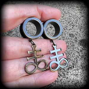 Sigil of Sulphur tunnels-Brimstone earrings