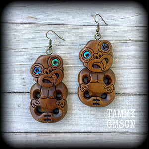 Tiki earrings-Maori earrings