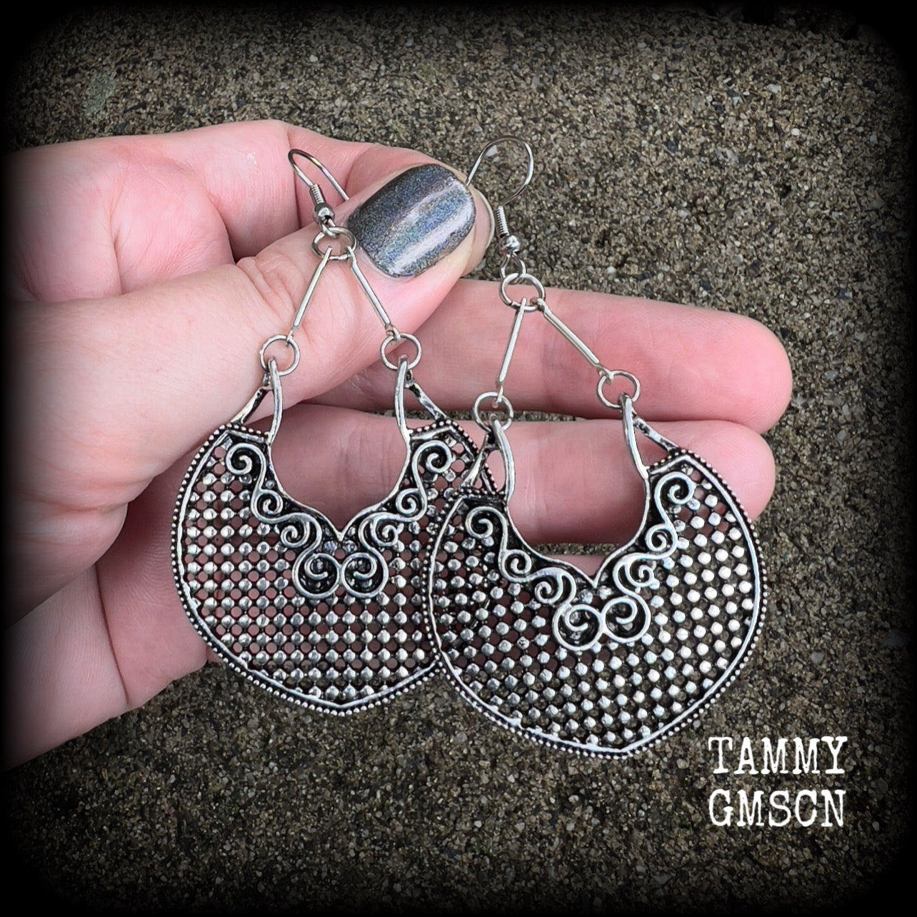 Artemis shield maiden earrings