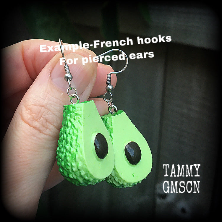 Avocado earrings