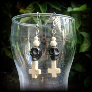 Baron Samedi earrings-Skull earrings