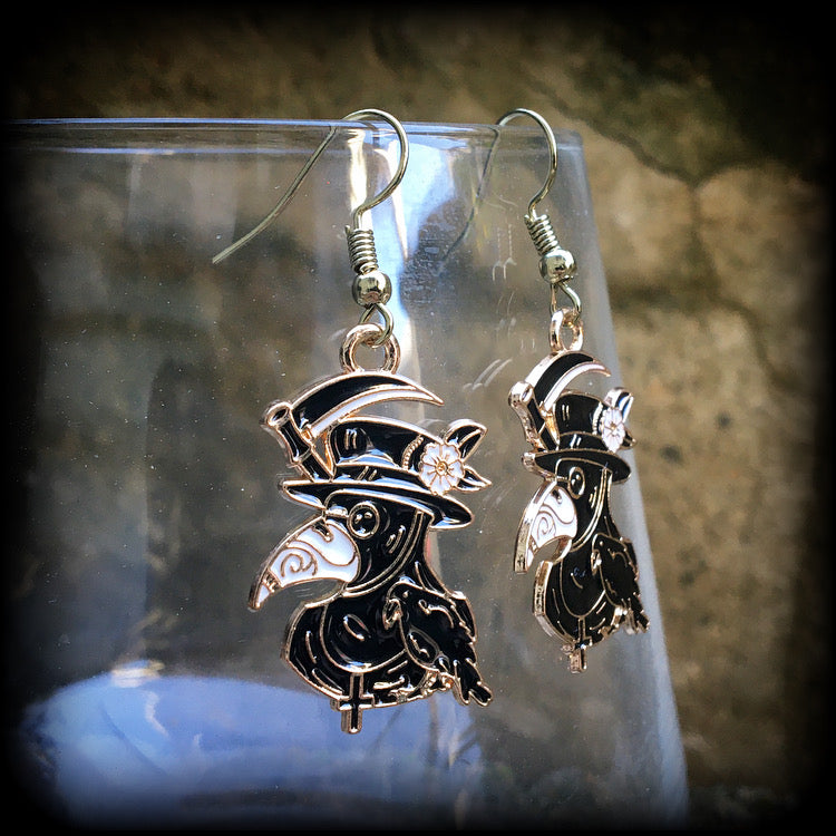 Plague Doctor earrings