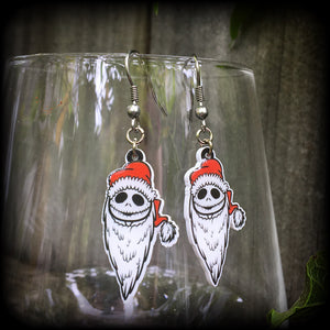 Jack Skellington earrings-Christmas earrings