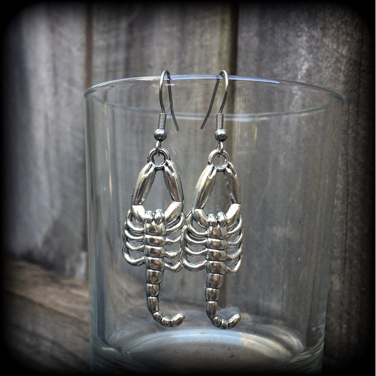 Scorpion earrings-Insect earrings