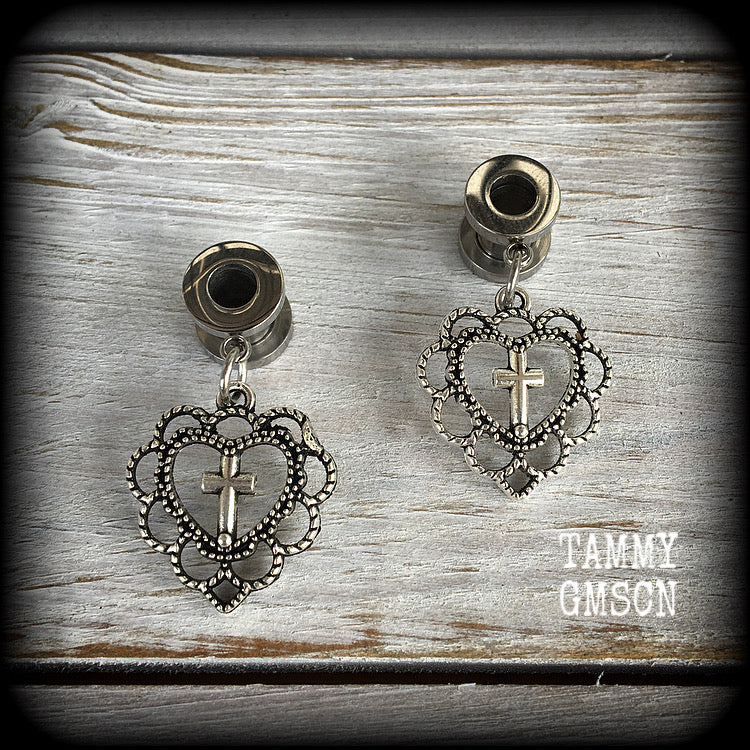 Sacred heart tunnel dangles