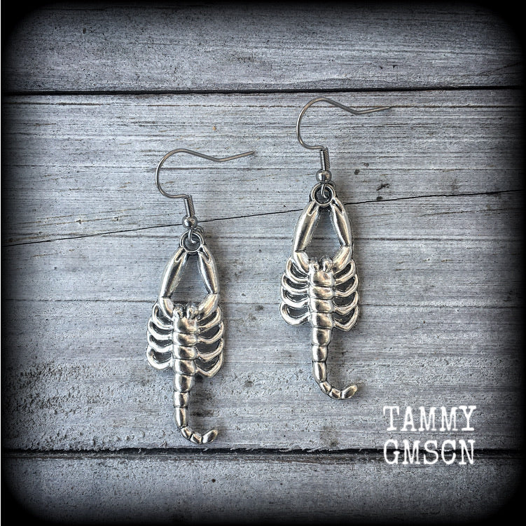 Scorpion earrings-Insect earrings