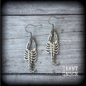 Scorpion earrings-Insect earrings