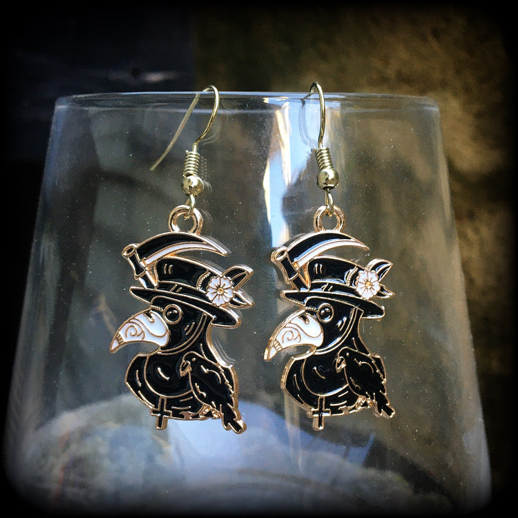 Plague Doctor earrings