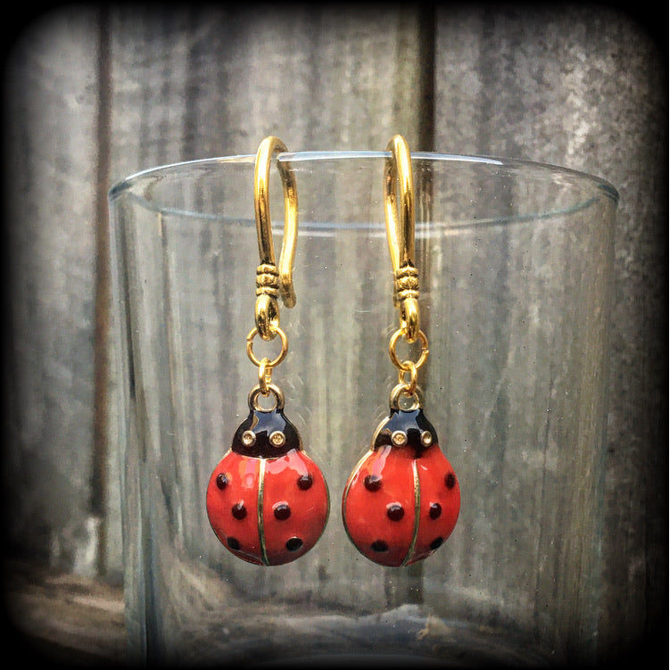 Ladybug earrings