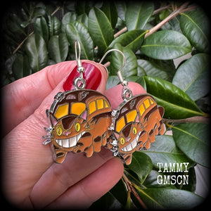 Catbus earrings 