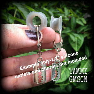 DIY clasps for tunnel earrings