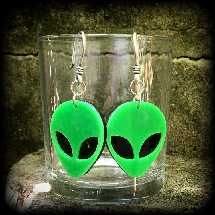 Extraterrestrial earrings 