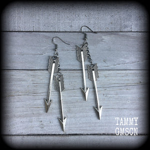 Arrow earrings-Artemis earrings