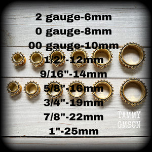 2 gauge tunnels 0 gauge tunnels 00 gauge tunnels 12mm tunnels 14mm tunnels 16mm tunnels 19mm tunnels 22mm tunnels 25mm tunnels Ear gauges Gauged Tunnel earrings  earrings Tunnel dangles Stretched ears Stretched lobes
