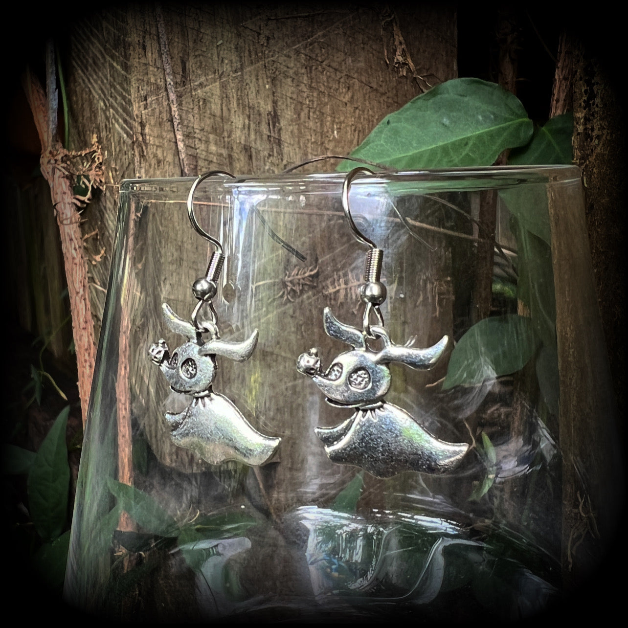 Corpse Bride-Zero earrings-Halloween earrings
