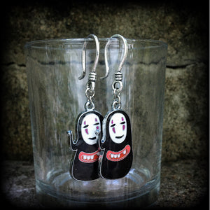 No Face earrings 