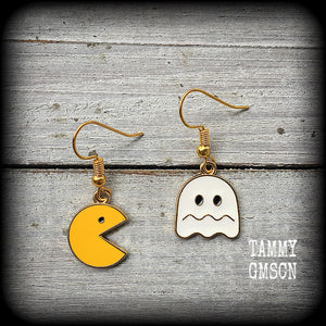 Pacman earrings 