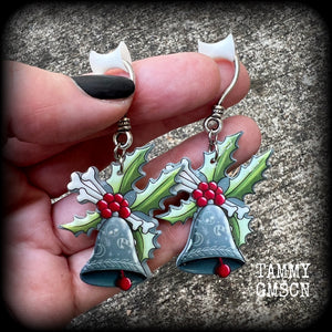 Christmas earrings-Jingle bells earrings