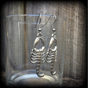 Scorpion earrings-Insect earrings