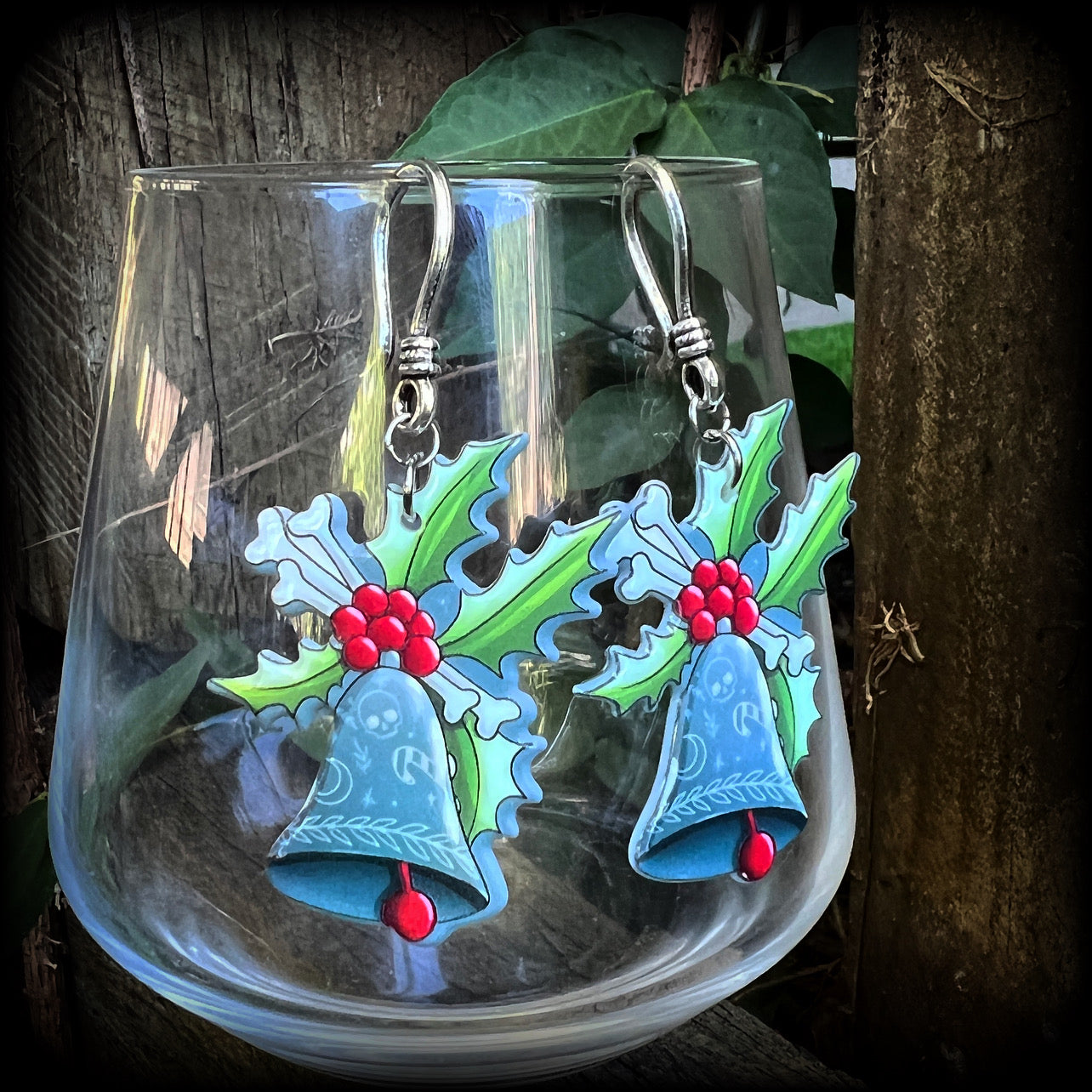 Christmas earrings-Jingle bells earrings