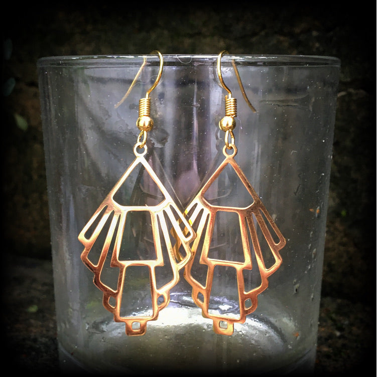 Aphrodite earrings-Art Nouveau inspired earrings